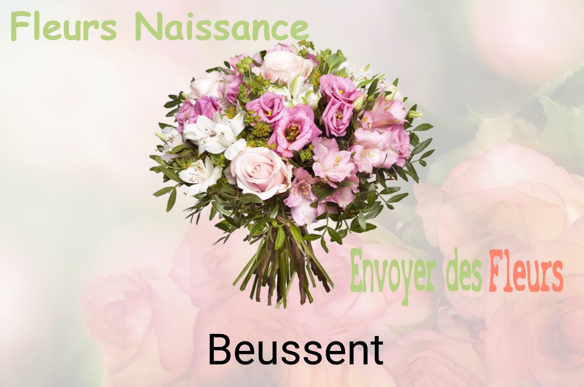 Bouquet de fleurs de naissance livré à Beussent